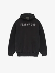 Essentials French Terry Fear of God Black Hoodie