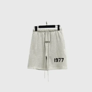 Fear of God Essentials 1977 Logo Shorts Grey