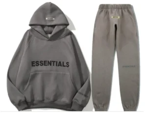 Essentials Hoodie Fear of God Gray TrackSuit